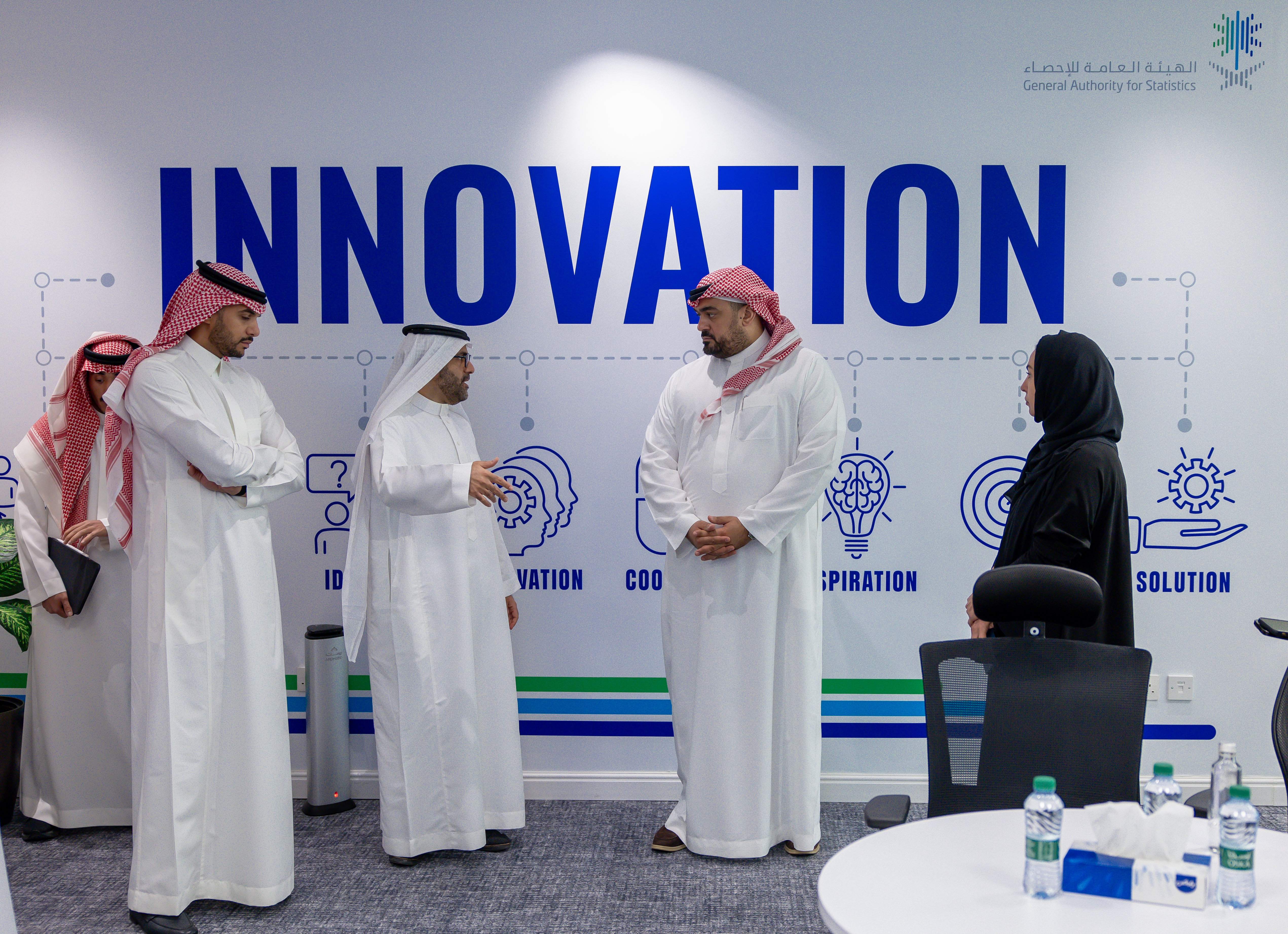 زيارة معالي وزير الاقتصاد والتخطيط للمختبر