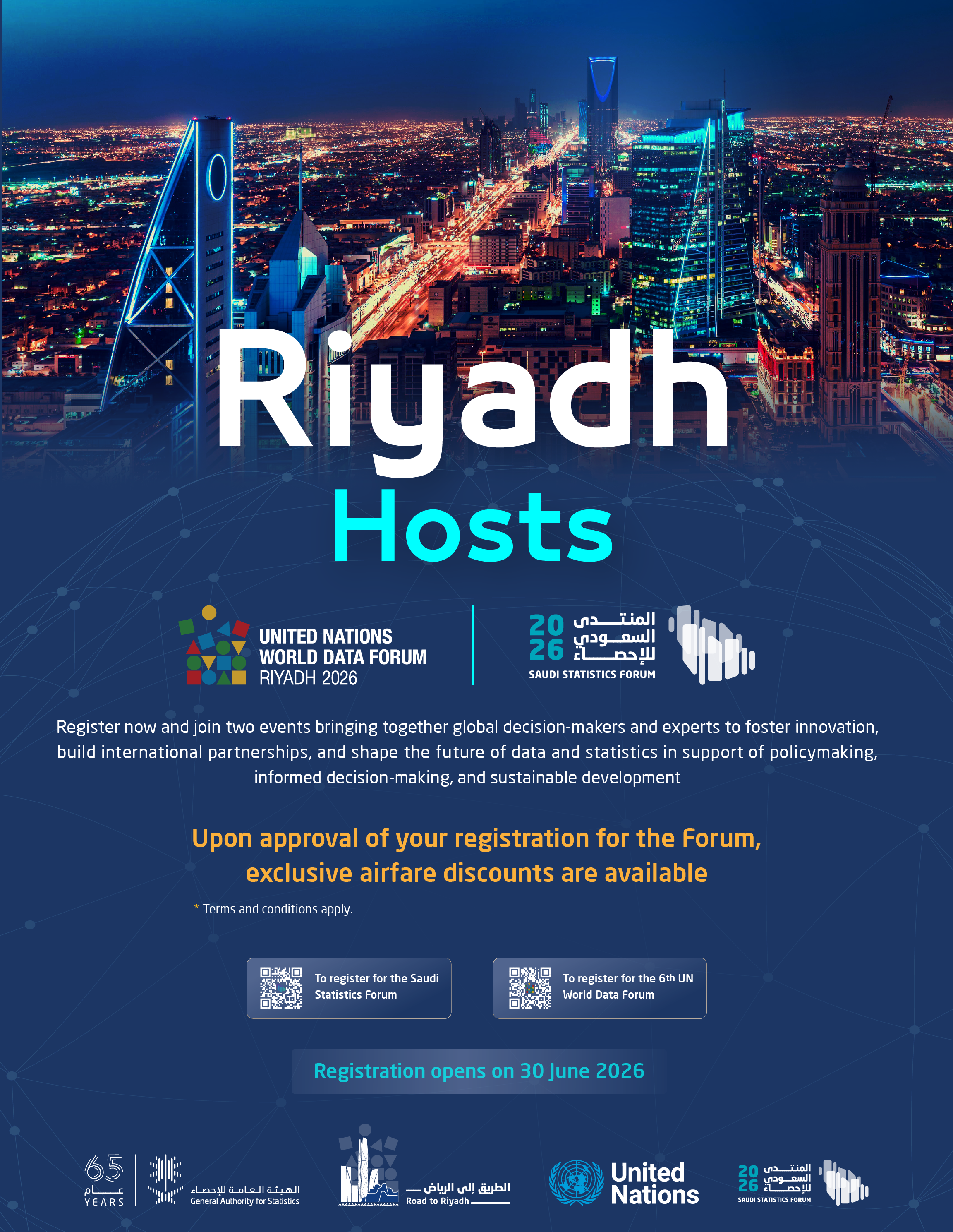 GASTAT opens registration for the 6th UN World Data Forum 2026
