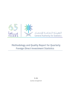 Methodology and Quality Report for Quarterly Foreign Direct Investment Statistics EN.pdf Thumbnail